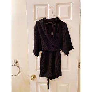 Allsaints Black Romper Laurel Playsuit